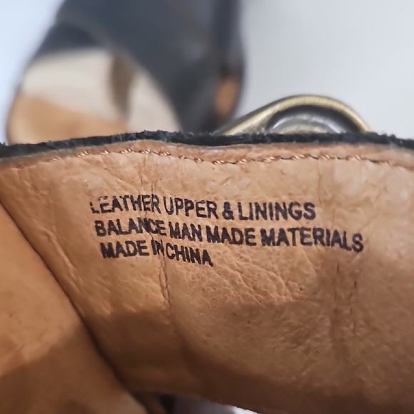 Born Black Leather Mules with Ergonomic Design - Picture 11 of 13